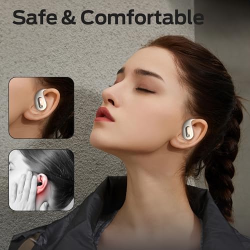 Monster E29WH Open Ear Headphones Bluetooth 5.4, Dynamic Driver, 20Hz - 20,000Hz Frequency Range