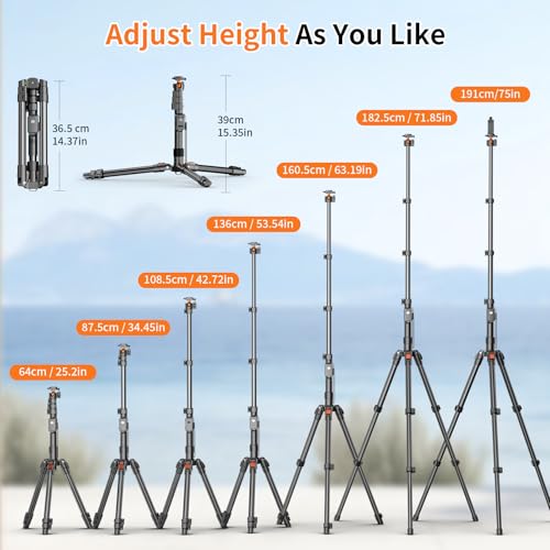 XXZU 75 Inch Tripod Model 5499 for Camera & Smartphone