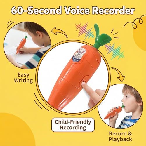 TailWaggers 60-Second Voice Recorder Pen HLB 1 GB Built-in Flash Memory