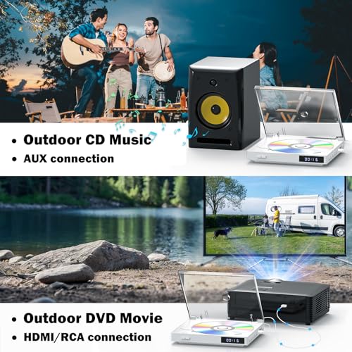 MAITE Mini DVD Player MTDVD-XTP 1920x1080 60Hz Multi-Format Playback