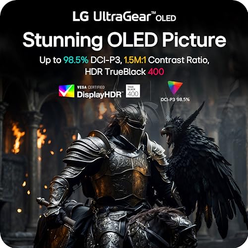 LG 27-inch 27GX704A-B QHD 2560x1440 240Hz OLED Monitor