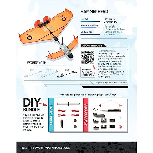 POWERUP Paper Airplane Book: Ultimate Guide for Powered Planes
