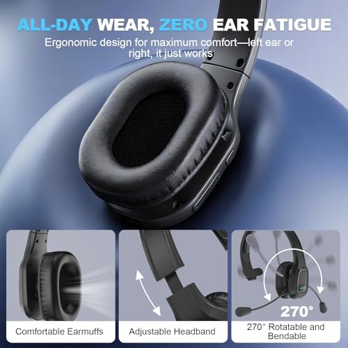 TURNRISE MS093A Single Ear Bluetooth Headset with USB Dongle