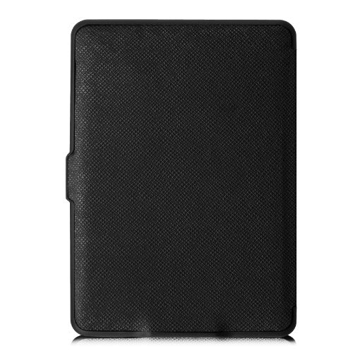 Fintie Slimshell Case for 6" Kindle Paperwhite 2012-2017 Model No. EY21 & DP75SDI - Lightweight Form Factor with Auto Sleep/Wake Functionality - Black