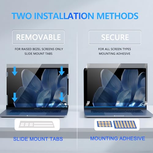Halloive 14 Inch HH-TYFG14 16:10 4-Way Privacy Screen Shield