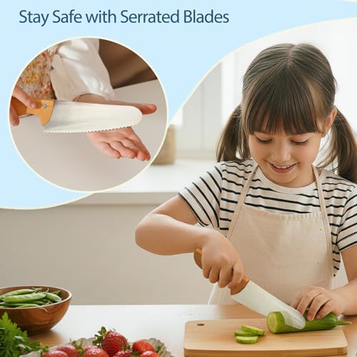 Kibbidea 11-Piece Kids Knife Set KFWC 10.83 x 8.78 x 1.89 inches 1.94 pounds
