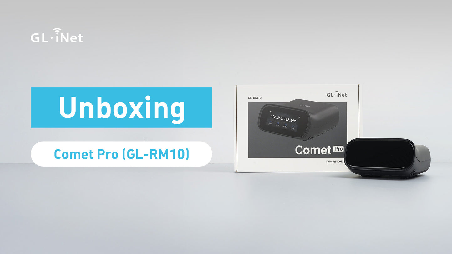 GL.iNet Remote KVM Device (GL-RM10) 5V 0.6A On-On IP30