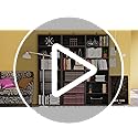 IRONCK 6-Shelf Bookcase 70.8"H Vintage Black Model Number 1032898