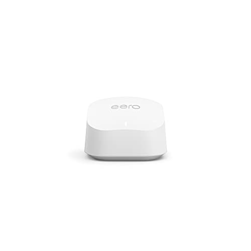 Amazon eero 6+ 1-pack Mesh Wifi Router Gigabit Speed Up to 1500 sq. ft. Coverage