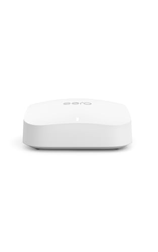 Amazon eero Pro 6E Mesh WiFi Router 2.5 Gbps Coverage 2000 sqft 100+ Device Support Wifi 6E