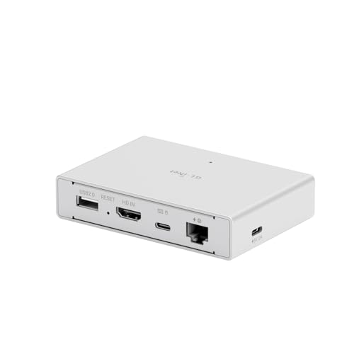 GL.iNet 4" x 2.76" x 0.8" 4K@30Hz Dual Power Remote KVM Switch Model GL-RM1PE
