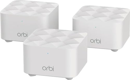 Netgear RBK13 AC1200 Whole Home Mesh WiFi System Router Model RBK13-100NAS Dual-Band 4500 sq ft Coverage