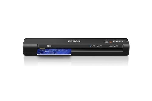 Epson WorkForce ES-60W Wireless Portable Document Scanner B11B253201 1200dpi Color Scanner