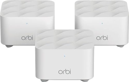Netgear RBK13 AC1200 Whole Home Mesh WiFi System Router Model RBK13-100NAS Dual-Band 4500 sq ft Coverage