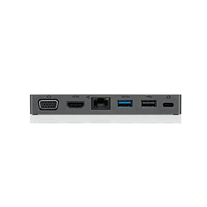 Lenovo 4X90S92381 Powered USB-C Travel Hub USB 3.0 HDMI VGA RJ-45 Black
