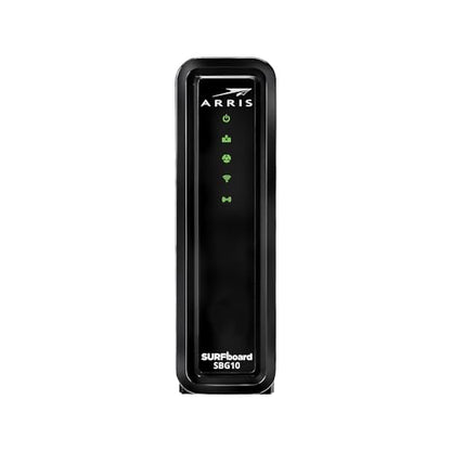 ARRIS 16x4 DOCSIS 3.0 Wi-Fi Cable Modem SBG10 Black
