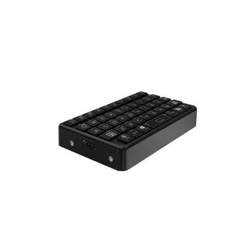 EXknight Mini Keyboard 46 Keys QWERTY Bluetooth 5.0 Wireless Portable Keyboard Model M4