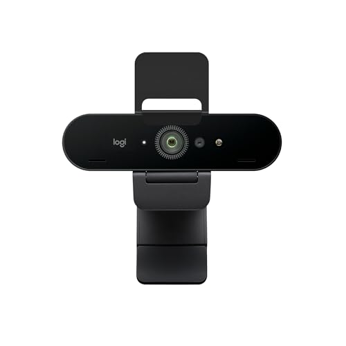 Logitech 960-001419 4K Webcam 3840x2160 30fps CMOS USB-A USB-C Manual Focus Webcam