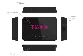 T-Mobile TMOHS1 4G LTE Portable WiFi Hotspot Device, Dual-Band, 802.11a, Wireless Connectivity
