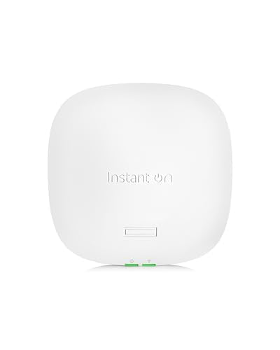 Hewlett Packard Enterprise 1 Count R9B27A Multi-Band Wireless Access Point AP25 4800 Mbps WiFi 6 12V Indoor