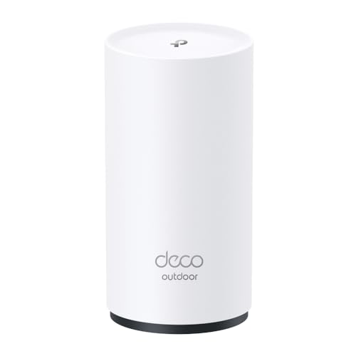 TP-Link Deco X20-Outdoor AX1800 Dual-Band Wi-Fi 6 Mesh Wi-Fi Extender | Coverage up to 2200 sq.ft | 2 Gigabit PoE+ Ports | Weatherproof | HomeShield Security | 1-Pack