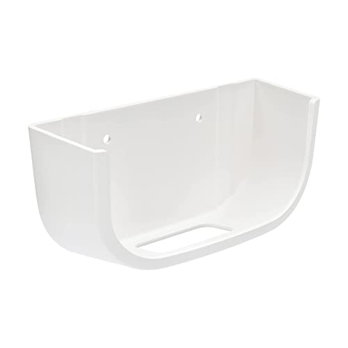 Holicfun 5.83" x 2.56" x 1.97" Wall Mount HF0241 White Plastic