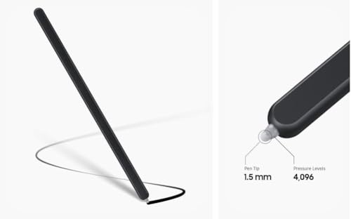 SLQ 1.5mm Slim S Pen Fold Edition for Galaxy Z Fold 6/Fold 5 - Black