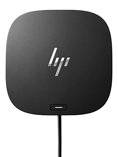 HP 5TW10UT#ABA 120W USB-C Dock 4.8" x 4.8" x 1.0" 11 Ports USB Type-C HDMI Docking Station