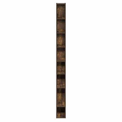 Furinno 8-Tier FULDA Bookcase, Wall-Mounted, Space-Saving Storage Shelf, 9.25 x 5.91 x 70.87 in