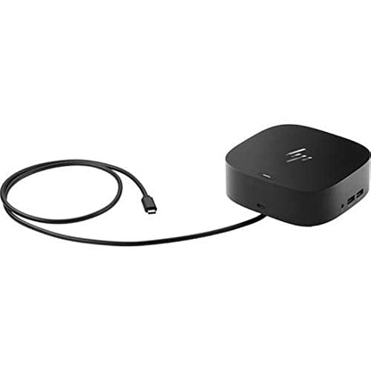 HP 5TW10UT#ABA 120W USB-C Dock 4.8" x 4.8" x 1.0" 11 Ports USB Type-C HDMI Docking Station