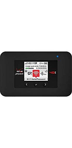 Verizon Jetpack 4G LTE Mobile Hotspot AC791L - 802.11ac - Dual-Band - Black
