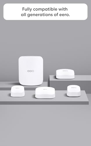Amazon eero 7 Dual-Band Mesh Wi-Fi 7 Router 2.5 Gbps 1.8 Gbps Wireless Dual-Band Router