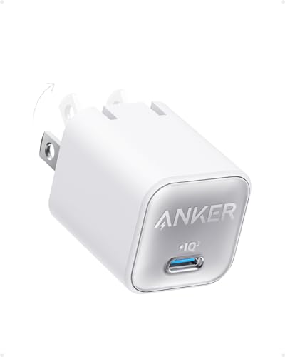 Anker 30W A2147 USB Type C Charger Block for iPhone and Other Devices