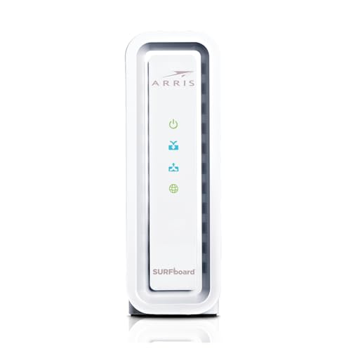 ARRIS 6.4" x 2" x 8.7" SB6190 Cable Modem DOCSIS 3.0 - Ethernet, 1 Port, 1400 Mbps