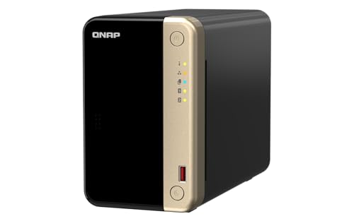 QNAP TS-264-8G-US 2 Bay Desktop NAS 8GB RAM Intel Celeron Quad-core 2.5GbE USB 3.2 Gen 2 Diskless