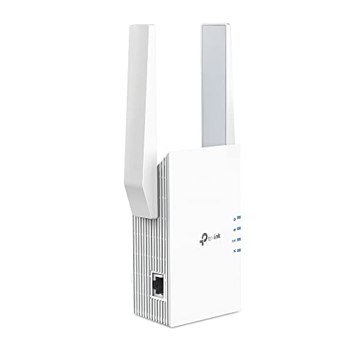 TP-Link RE705X 2402Mbps Dual-Band Wi-Fi 6 Range Extender, 802.11ax, RJ45 Connector, AP Mode, 150m Range, 0.68lbs