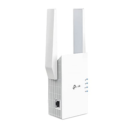 TP-Link RE705X 2402Mbps Dual-Band Wi-Fi 6 Range Extender, 802.11ax, RJ45 Connector, AP Mode, 150m Range, 0.68lbs