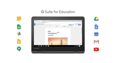 Lenovo 11.6" Chromebook 300E Gen 2 1366x768 60Hz LCD Convertible Laptop