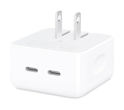 Apple 2.76 x 1.18 x 3.31 inches MW2H3AM/A Dual USB-C Port Power Adapter