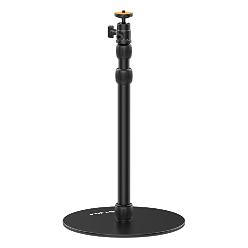 jusmo Adjustable Aluminum Projector and Camera Stand with Heavy Base for Multimedia Applications