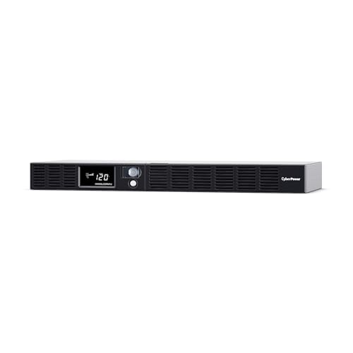 CyberPower 500VA/300W OR500LCDRM1U Rackmount UPS System with LCD, 6 Outlets, AVR, UL Certified