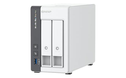 QNAP 2-Bay TS-216G-US Diskless NAS Ethernet Connectivity 2.5GbE 4GB DDR4 AI Acceleration
