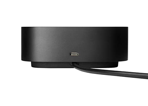 HP 5TW10UT#ABA 120W USB-C Dock 4.8" x 4.8" x 1.0" 11 Ports USB Type-C HDMI Docking Station