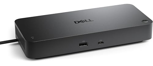Dell 8.07" x 6" x 1.39" SD25 USB-C Docking Station 180 Watts