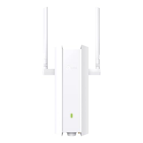 TP-Link 1.9 lbs EAP625-Outdoor HD Tri-Band Wireless Access Point 802.11ac/ax 1800 Mbps Touch Control IP68