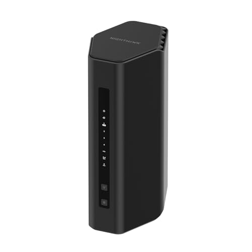 NETGEAR Nighthawk RS200 Dual-Band WiFi 7 Router – Connectivity up to 6500 Mbps, 2500 sq. ft. Coverage, 4 Ethernet Ports
