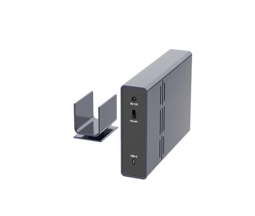 IO CREST 22TB Single Bay USB 3.2 Gen 2 Enclosure SY-ENC50126