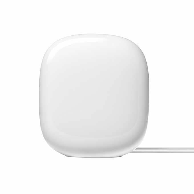 Google Nest WiFi 6 Pro GA03691-US-cr 802.11ax Dual-Band 4 Ports 6000 Square Feet WiFi System