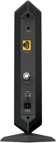 NETGEAR CM1000 3 Port DOCSIS 3.1 Cable Modem Black CM1000-100NAS-cr