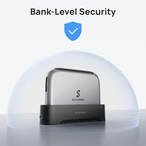 STATIONPC PocketCloud M.2 NVMe Portable NAS 8TB External Hard Drive